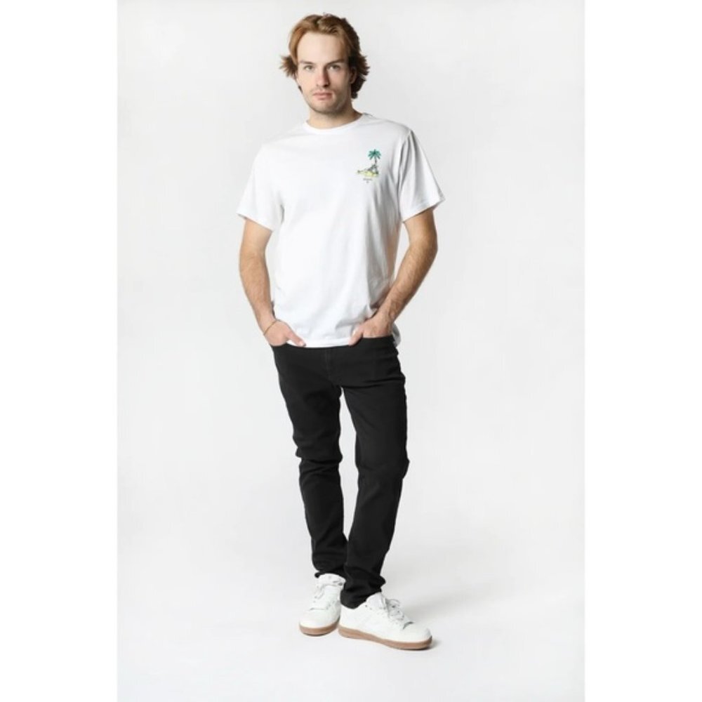 West 49 Men's Black Skinny Bull Denim Jeans